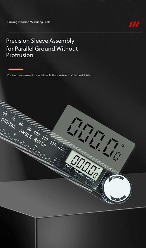 Digital High Precision Angle Finder Ruler
