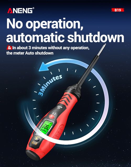 Digital Display Non-contact Voltage Tester Screwdriver