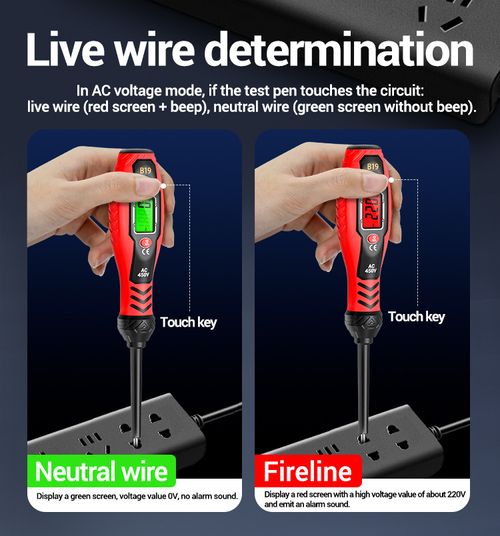 Digital Display Non-contact Voltage Tester Screwdriver