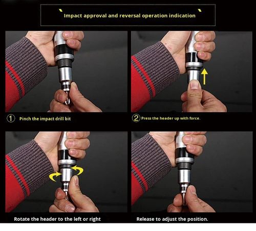 13-Piece Impact Screwdriver Set Stubborn Screw Remover Tool Kit