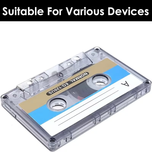 Genuine Blank Audio Cassette Tapes (Pack of 5) – 60-Minute – Suitable for Teaching, Language Repeaters, and Recorders – Brand New