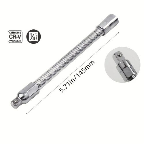 3-Size Flexible Socket Extension Universal Rod Set