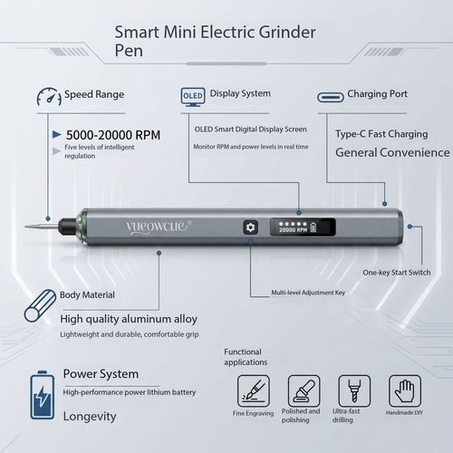 Handheld Electric Polishing & Engraving Rotary Pen