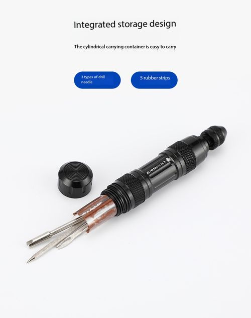 Portable Aluminum Tubeless Tire Repair Tool Kit