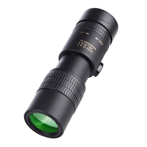 10-300X40 Monocular Telescope High Power Zoom HD Spotting Scope with Tripod Phone Adapter