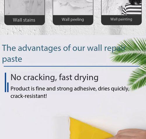 White Wall Repair Paste Kit with Tools