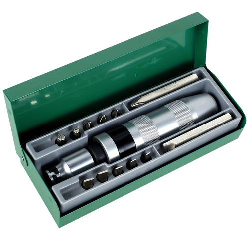 13-Piece Impact Screwdriver Set Stubborn Screw Remover Tool Kit