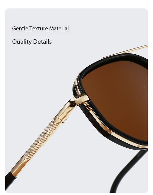 Fashion Double Bridge Polarized Sunglasses