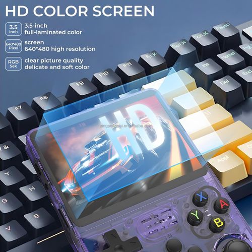 R36 Retro Handheld Game Console 3.5 Inch HD Screen Portable GBA FC Emulator