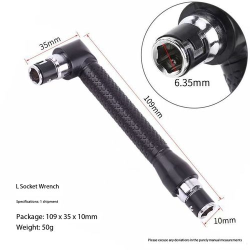 6Pcs Socket Angle Extension Adapter Set