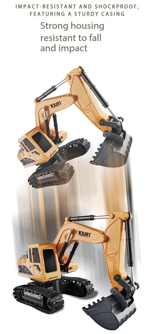 Alloy Remote Control Track Excavator Toy