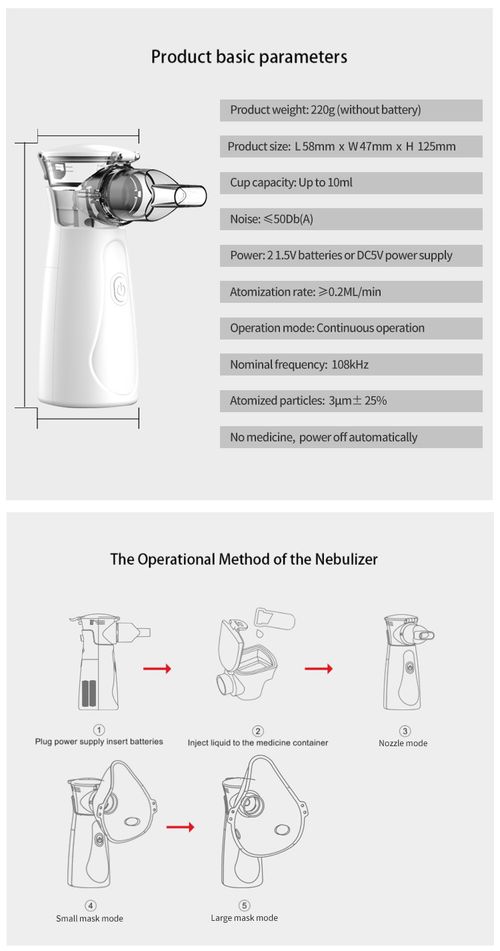 Portable Electric Handheld Nebulizer