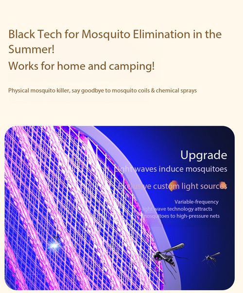 Rechargeable Electric Mosquito Swatter with UV Light Base