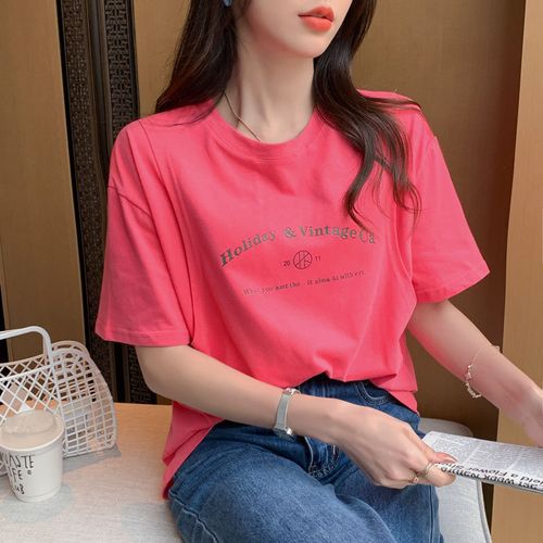 3XL Nursing T Shirt Summer Short Sleeve Breastfeeding Top for Mom