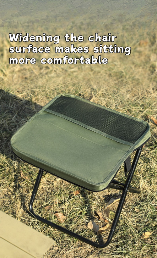 Portable Foldable Stool with Carry Strap