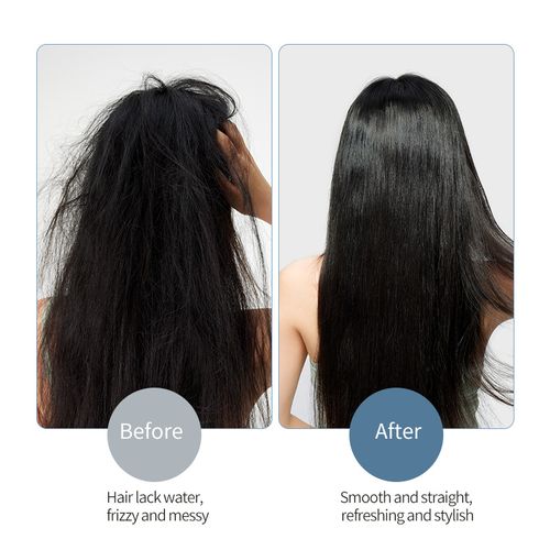 K.SKIN Renowned brand negative-ion hair straightening styling brush dual-use for straightening and curling  hair-protecting design  multifunctional hot-air brush negative-ion mist hair-care brush.