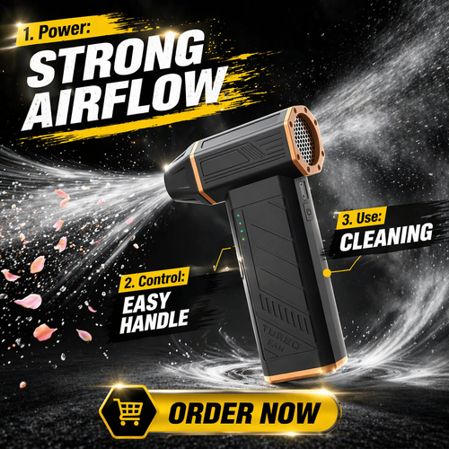2026 New Electric Industrial Blower: High-Pressure Portable Turbo Air Duster & Mini Jet Fan