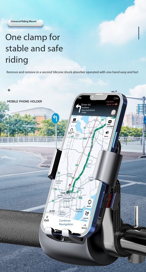 Motorcycle Bicycle Universal Shockproof Phone Holder