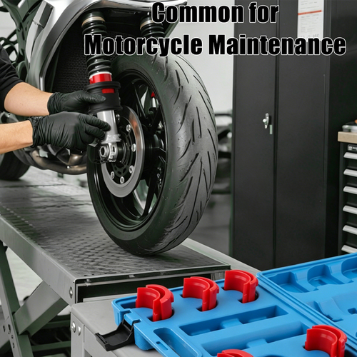 14-Piece Motorcycle Shock Absorber Oil Seal Installer Tool Kit 35-50mm