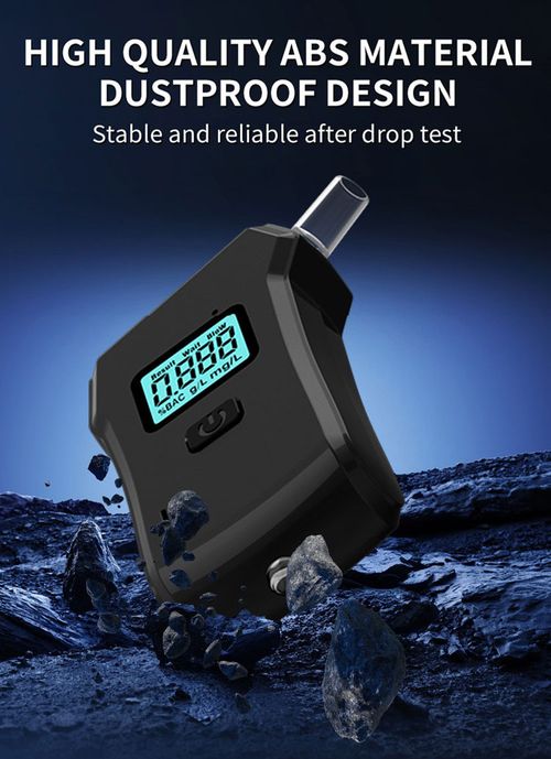High Precision Portable Breathalyzer Digital Alcohol Tester Rechargeable