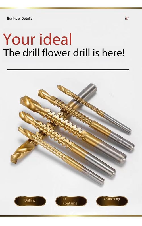 6Pcs Serrated Twist Drill Bits Set