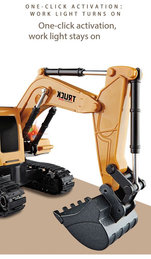 Alloy Remote Control Track Excavator Toy