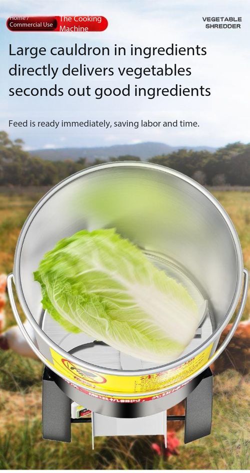 Heavy-Duty Multi-Purpose Bucket Type Vegetable & Green Forage Shredder