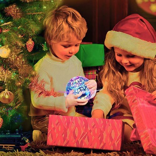 Smart Sensor Flying Ball with LED Lights Magic Hovering Boomerang Toy for Kids