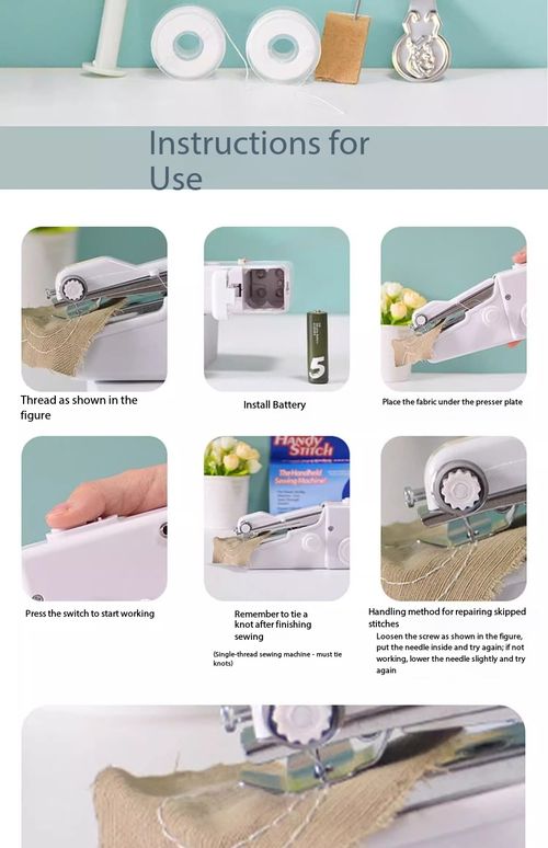 Portable Mini Handheld Sewing Machine