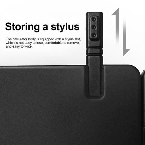2 in 1 Mini Calculator LCD Writing Tablet Portable Folding Notepad