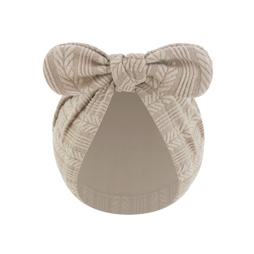 Stylish Newborn Baby Hat with Wheat-Ear Knot Detail