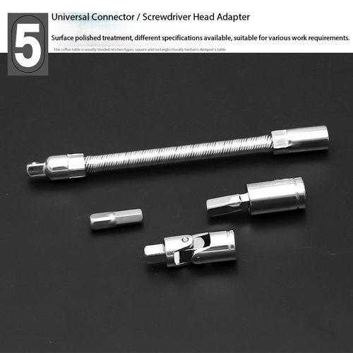 46 Pcs Ratchet Socket Wrench Repair Tool Set
