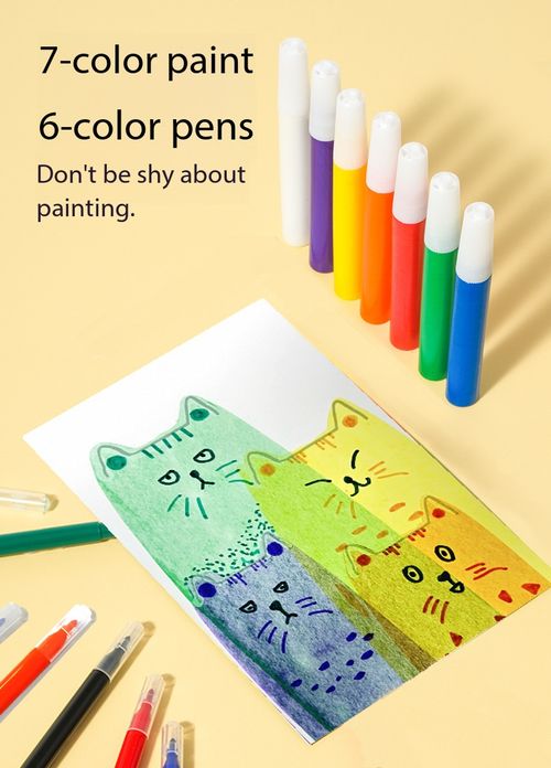 Creative Rainbow Scratch Art Drawing Set