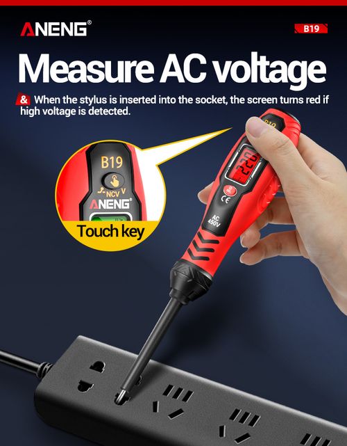 Digital Display Non-contact Voltage Tester Screwdriver