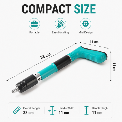Low Noise Nail Gun Fastening Tool Kit for Ceiling and Wall Installation