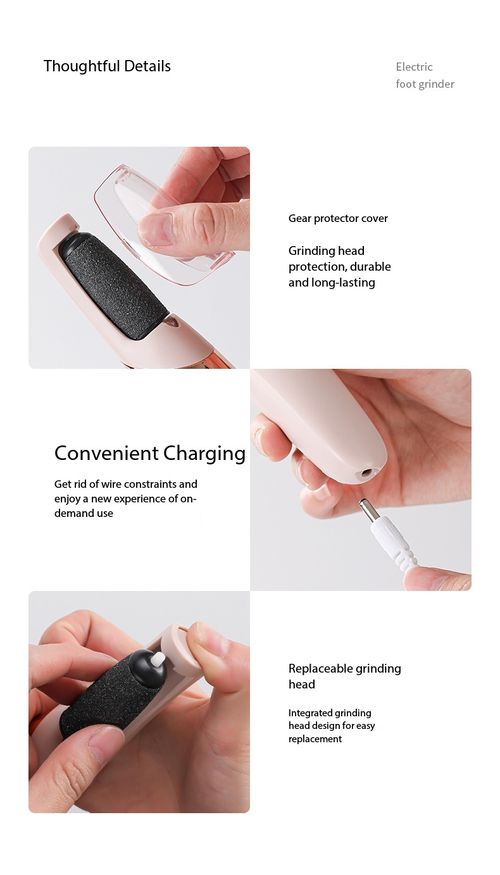 Rechargeable Electric Foot Grinder