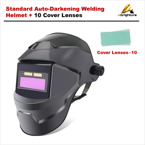 Auto Darkening Welding Helmet with LED Light True Color Lens