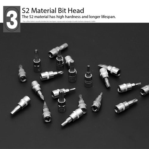 46 Pcs Ratchet Socket Wrench Repair Tool Set