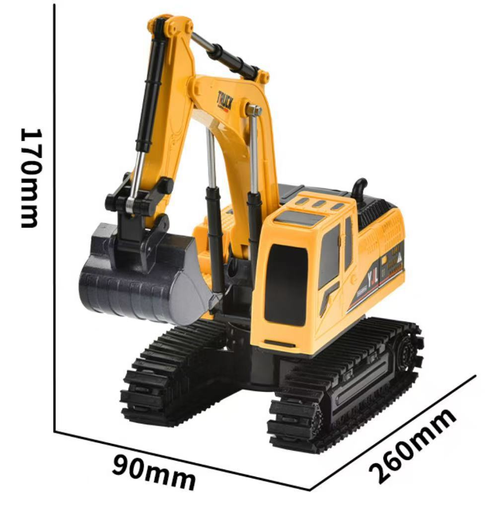 Alloy Remote Control Track Excavator Toy