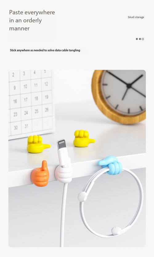 20Pcs Creative Thumb Self-adhesive Wall Hooks