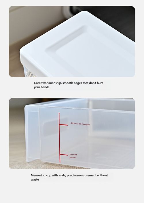 Multi-Compartment Grain Cereal Dispenser Sealed Storage Container