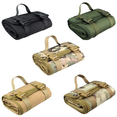 Tactical Outdoor Roll-Up Mat Portable Moisture-Proof Sleeping Pad Shooting Mat