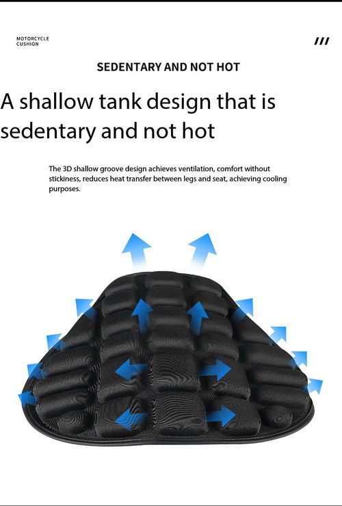 EVA Shock Absorbing Breathable Motorcycle Seat Cushion