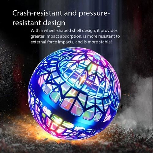 Smart Sensor Flying Ball with LED Lights Magic Hovering Boomerang Toy for Kids