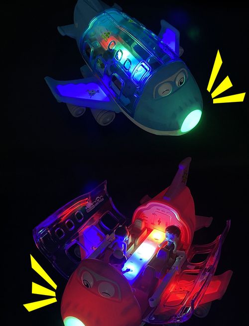 Universal Rotating Light & Music Airplane Toy