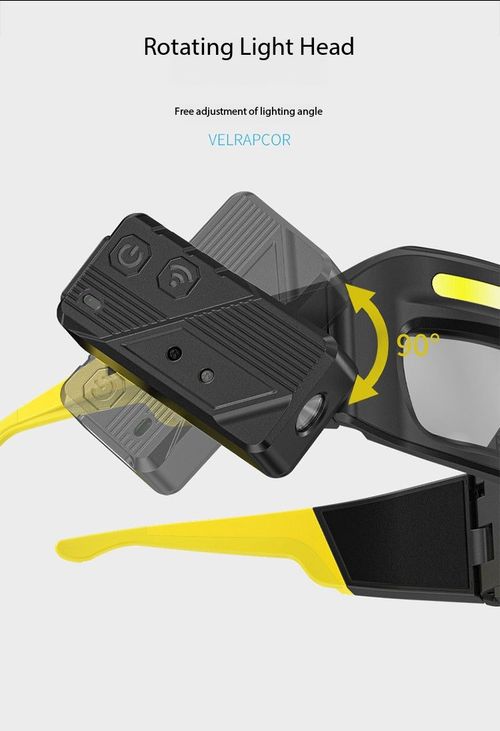USB Rechargeable LED Work Light Safety Glasses