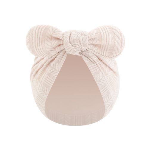 Stylish Newborn Baby Hat with Wheat-Ear Knot Detail