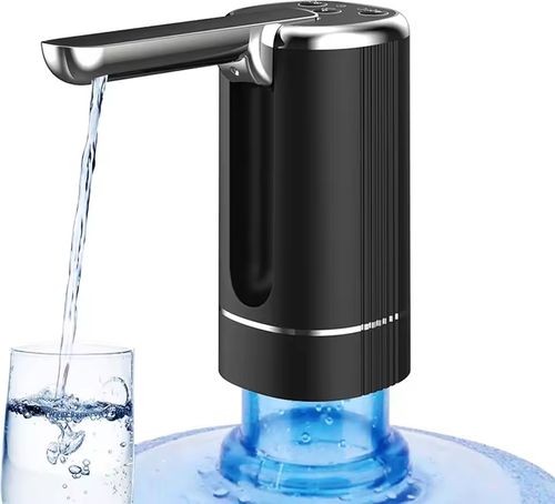 Portable 5-Gallon USB-Rechargeable Water Dispenser – Foldable, Modern Design, Automatic Pump