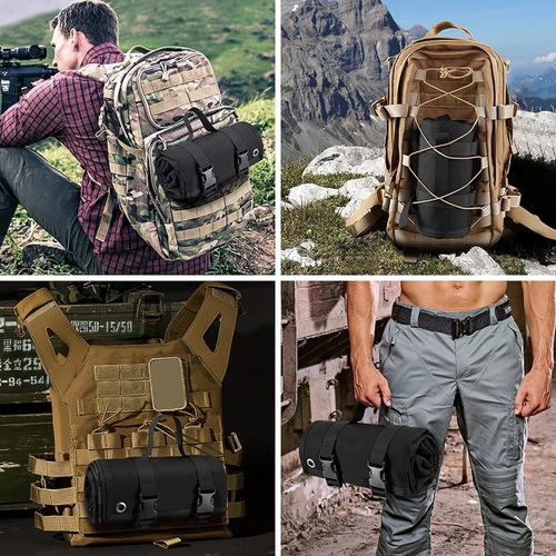 Tactical Outdoor Roll-Up Mat Portable Moisture-Proof Sleeping Pad Shooting Mat