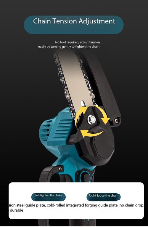 Handheld Lithium Chainsaw with 2 Batteries & 1 Charger